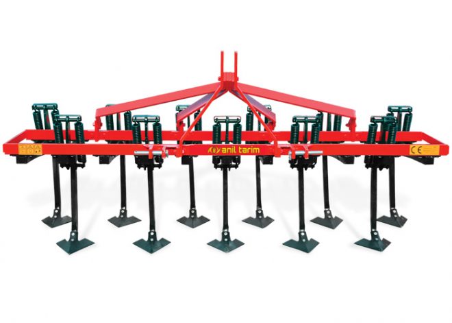 Cultivador de resorte vertical